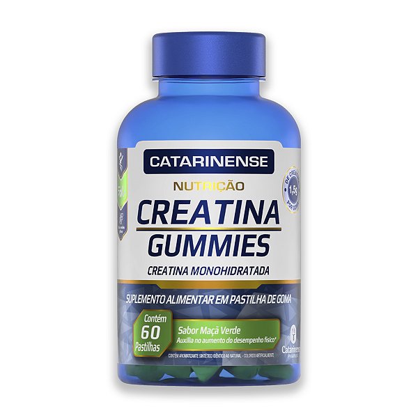 Creatina Gummies Monohidratada Catarinense 60 Gomas