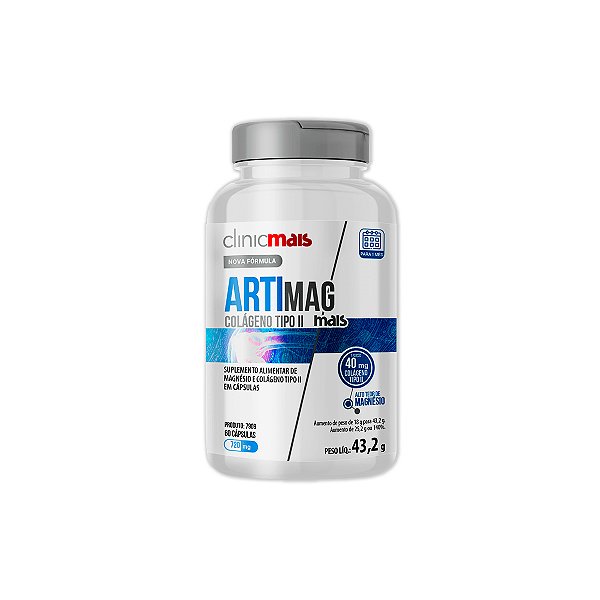 ARTIMAG Colágeno tipo II ClinicMais 60 cápsulas