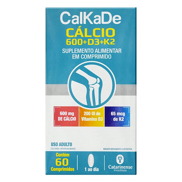 Calkade Cálcio Catarinense 60 Comprimidos