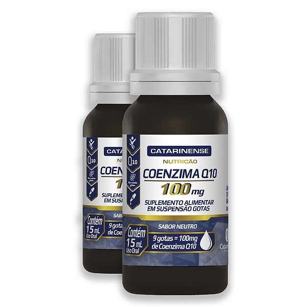 Kit 2 Coenzima Q10 100mg Catarinense 15ml