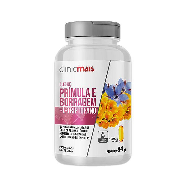 Óleo de Prímula e Borragem ClinicMais 60 Cápsulas