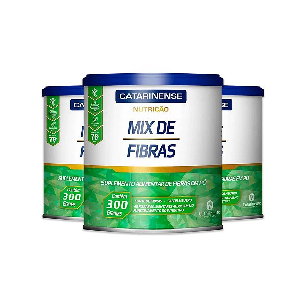 Kit 3 Mix de Fibras Catarinense Neutro 300g