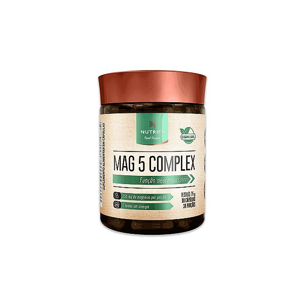 Magnésio 5 Complex Nutrify 90 Cápsulas