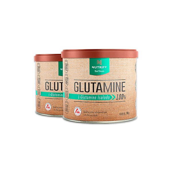 Kit 2 Glutamine L-Glutamina Nutrify 150g