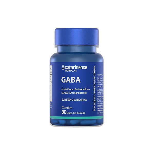 Gaba Ácido Gama Aminobutírico Catarinense 30 Cápsulas