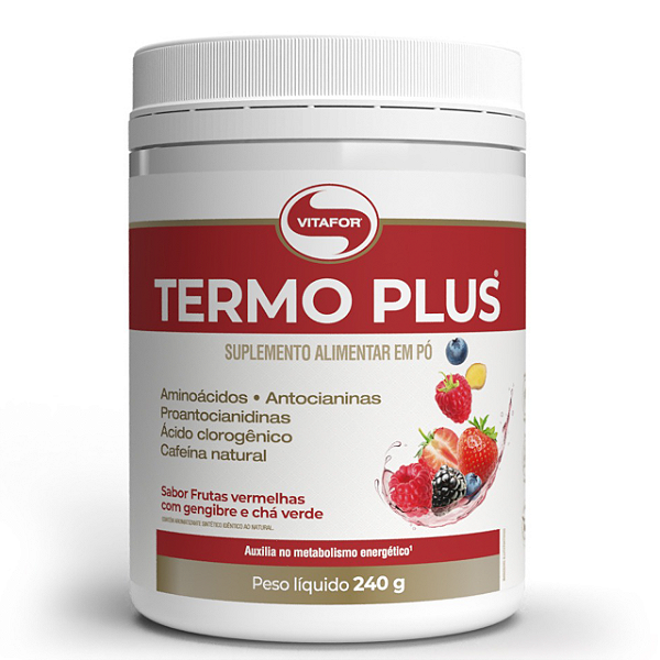 Termo Plus Vitafor Frutas Vermelhas-Gengibre-Chá Verde