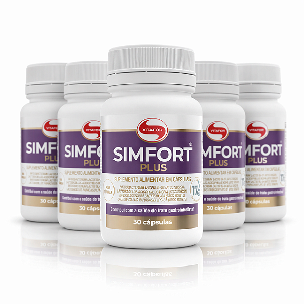 KIT 5 | Simfort Plus 30 Cápsulas Vitafor