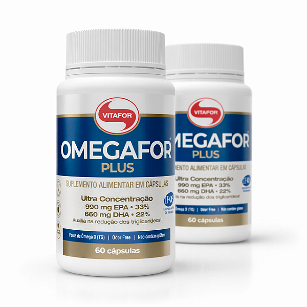 KIT 2 | Omegafor Plus 60 Cápsulas Vitafor