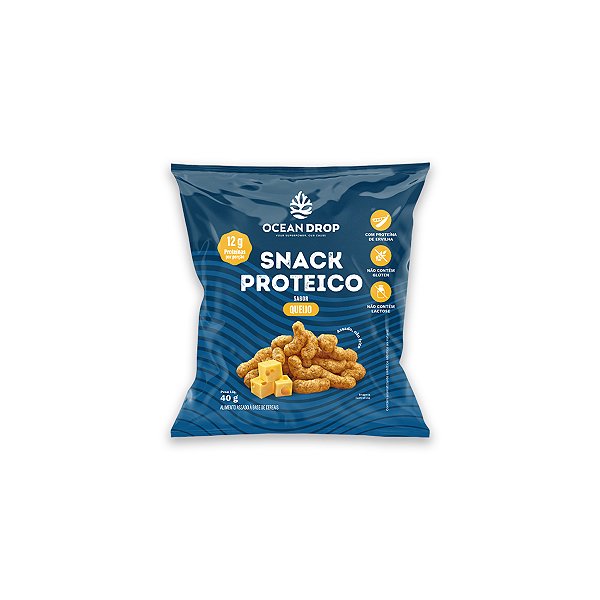 Snack Proteico Ocean Drop 40g Sabor Queijo