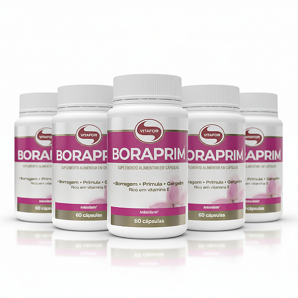 KIT 5 Boraprim 60 Cápsulas Vitafor