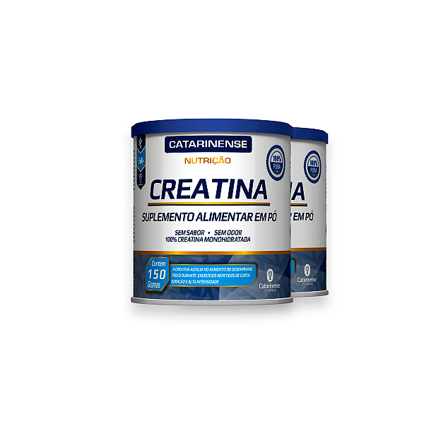 Kit 2 Creatina em Pó Catarinense Neutro 150g