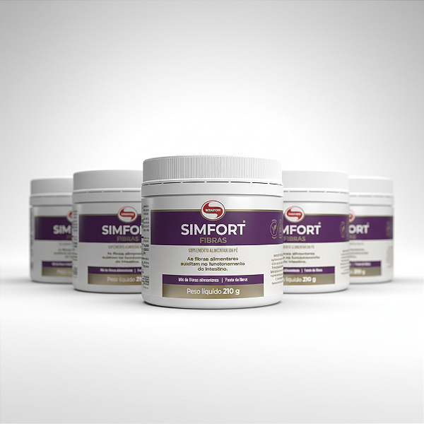 KIT 5 | SIMFORT Mix de Fibras Alimentares Vitafor 210g