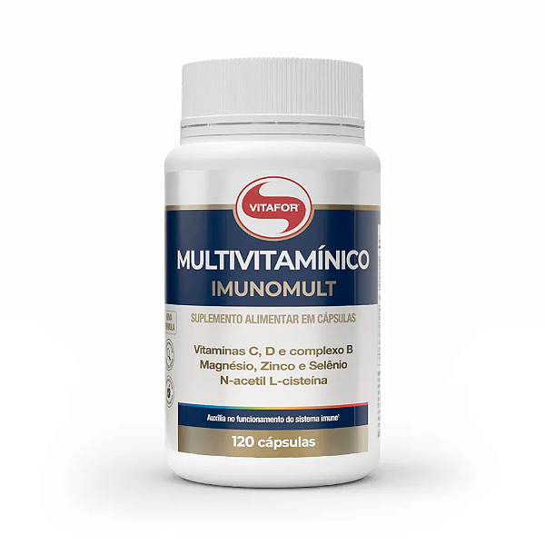 Multivitamínico Imunomult Vitafor 120 Cápsulas