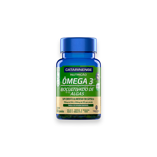Ômega 3 Biocultivado de Algas Catarinense 60 Capsulas