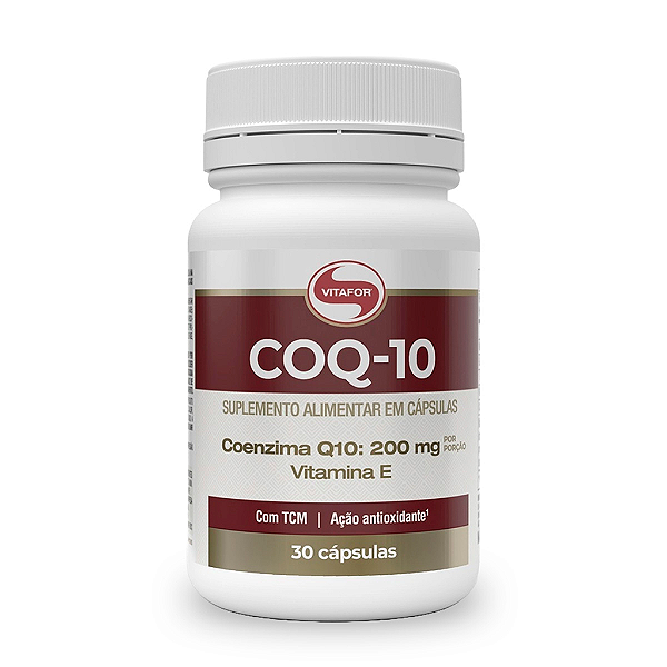 COQ-10 Vitafor Coenzima Q10 200mg e Vitamina E 30Caps