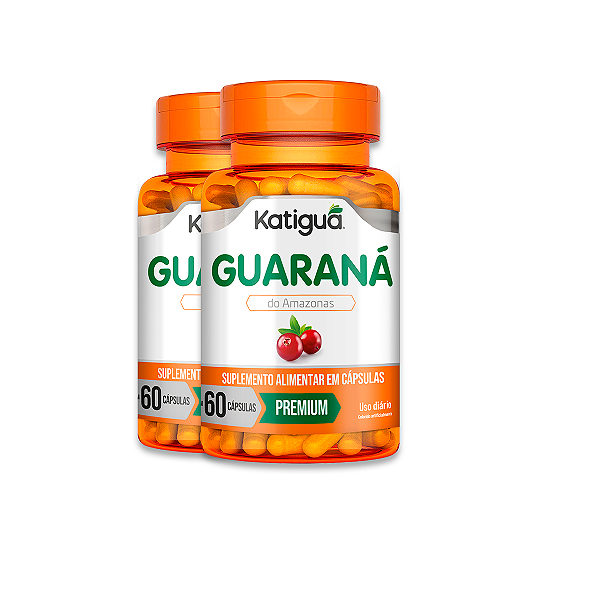Kit 2 Guaraná Katiguá 60 Cápsulas