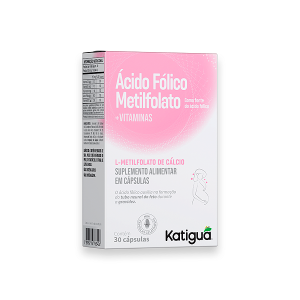 Ácido Fólico Katiguá Metilfolato 30 cápsulas