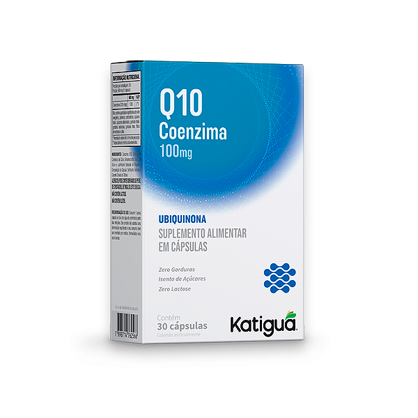 Coenzima Q10 Katiguá 100mg 30 Cápsulas