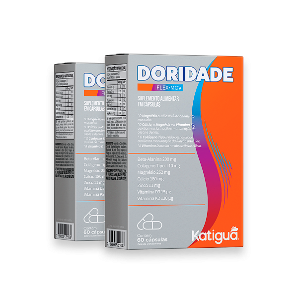 Kit 2 Doridade Katiguá 60 Cápsulas