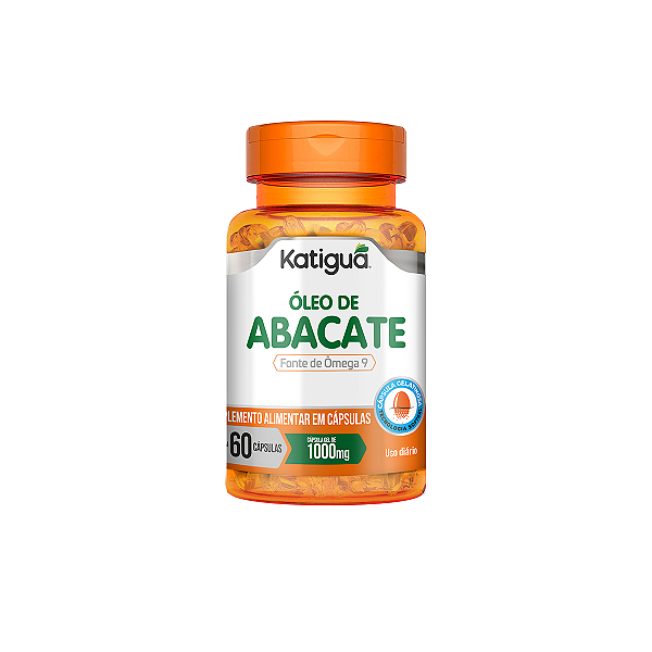 Óleo de Abacate Katiguá 1000mg 60 Cápsulas