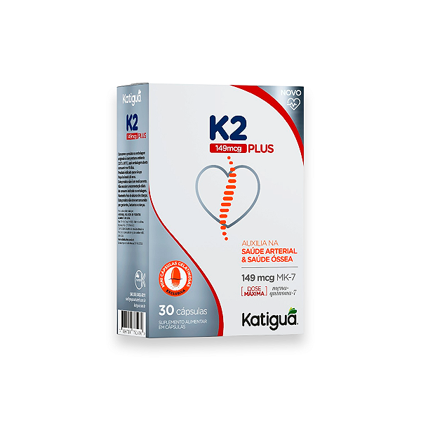 Vitamina K2 Katiguá 149mg Plus 30 Cápsulas