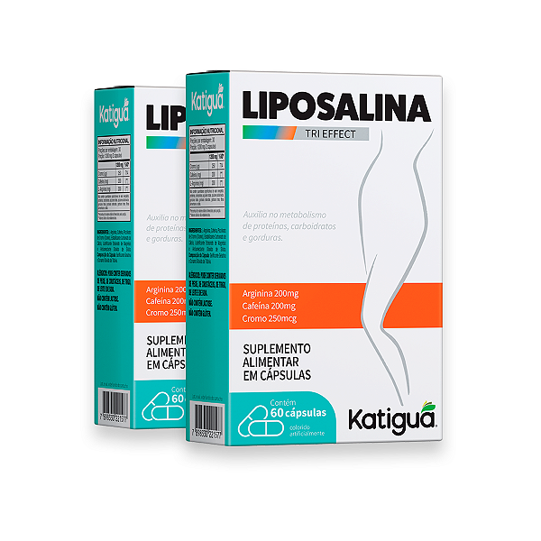 Kit 2 Liposalina Katiguá 500mg 60 Cápsulas