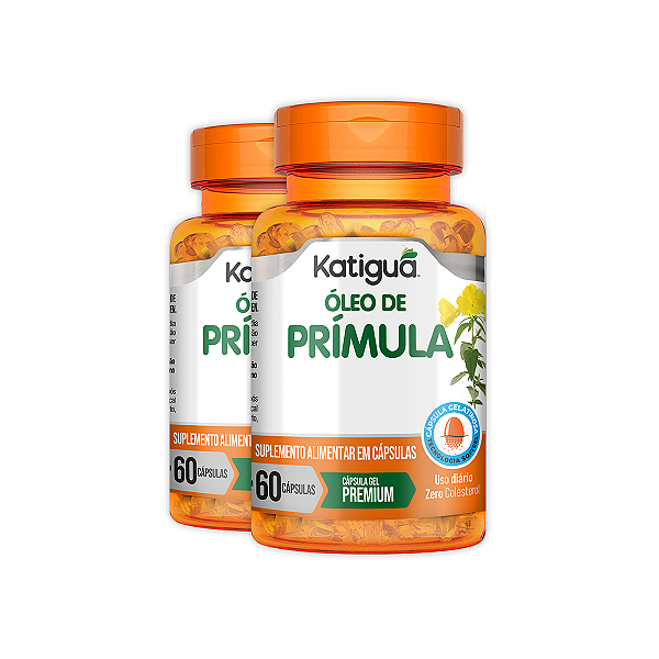 Kit 2 Óleo de Prímula Katiguá 60 Cápsulas