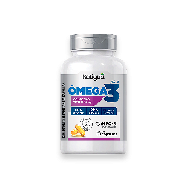 Ômega 3 Conc. Tipo II Katiguá 540/360mg 60 Cápsulas