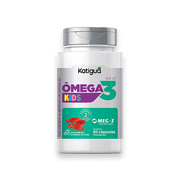 Ômega 3 Kids Peixinhos Katiguá 60 Cápsulas