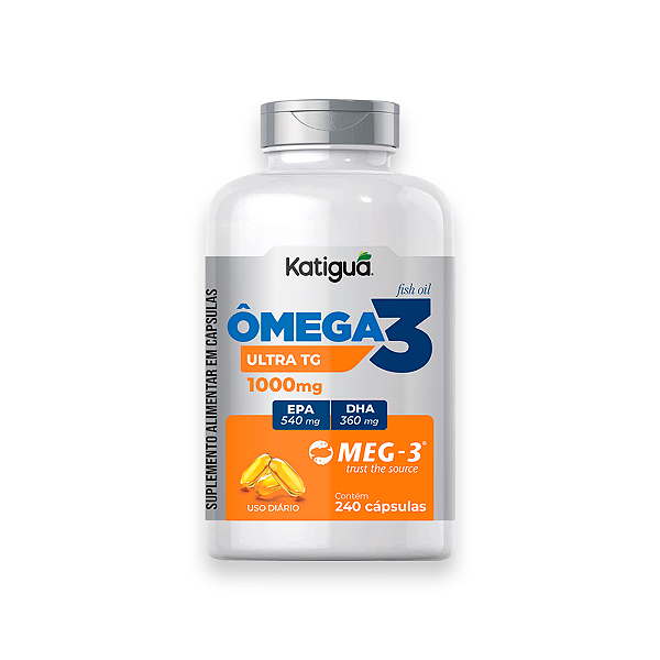 Ômega 3 MEG-3 Katiguá 1.000mg 240 Cápsulas