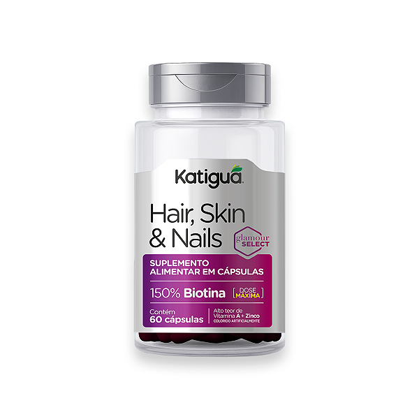 Hair, Skin & Nails Katiguá 500mg 60 Cápsulas