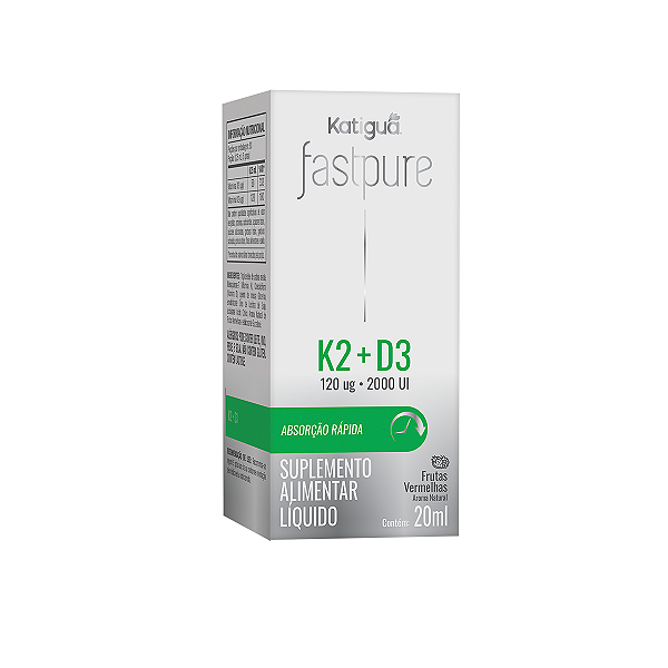 Fast Pure K2+D3 Dose Máxima Katiguá 20ml
