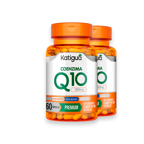 Kit 2 Coenzima Q10 Katiguá 100mg 60 Cápsulas