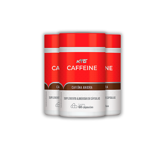 Kit 3 Caffeine Sports Katiguá 60 Cápsulas