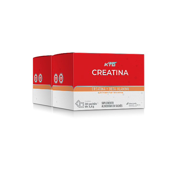 Kit 2 Creatina + Beta Alanina Katiguá 30 Sachês Limão