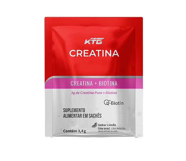 Creatina + Biotina Katiguá 30 Sachês Limão