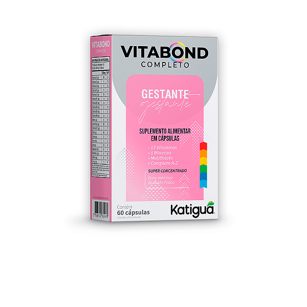 Vitabond Completo Gestante Katiguá 60 Cápsulas