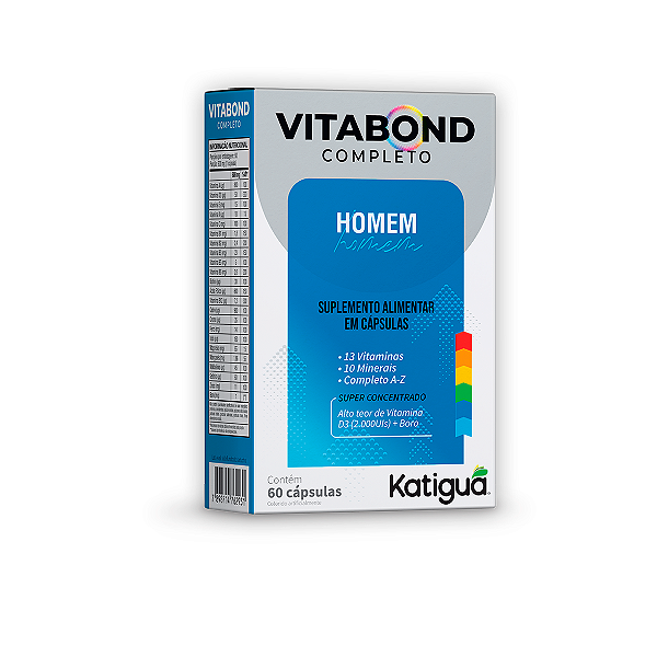 Vitabond Completo Homem Katiguá 60 Cápsulas
