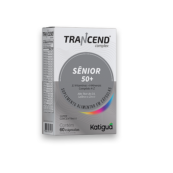 Trancend Completo Sênior 50+ Katiguá 60 Cápsulas
