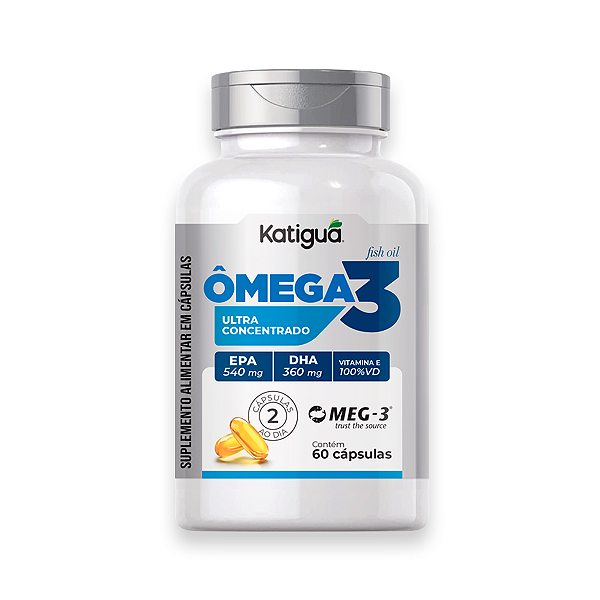 Ômega 3 Concentrado Katiguá 540/360mg 60 Cápsulas