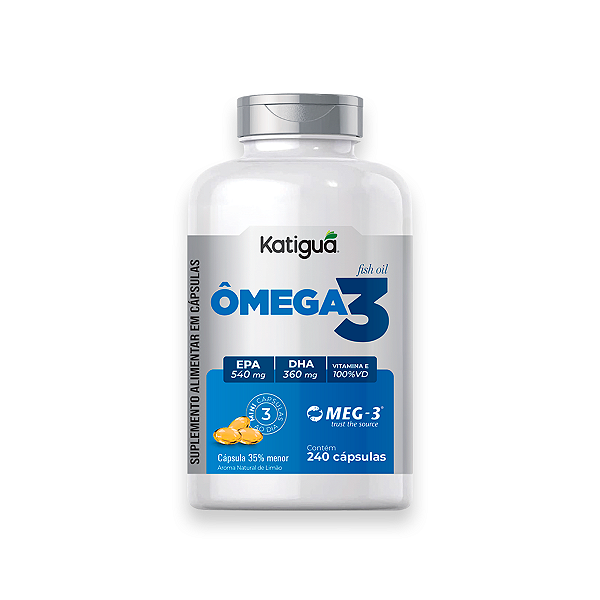 Ômega 3 MEG-3 Katiguá 632mg 240 Cápsulas