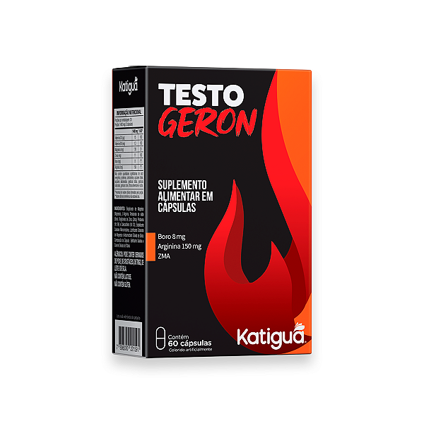 Testogeron Katiguá 500mg 60 Cápsulas