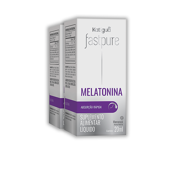 Kit 2 Fast Pure Melatonina + B6 Katiguá 20ml