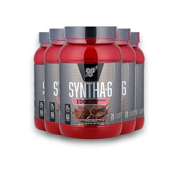 Kit 5 Syntha 6 Optimum Nutrition Chocolate Milkshake 1.12Kg