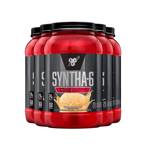 Kit 5 Syntha 6 Optimum Nutrition Baunilha Milkshake 1.06Kg