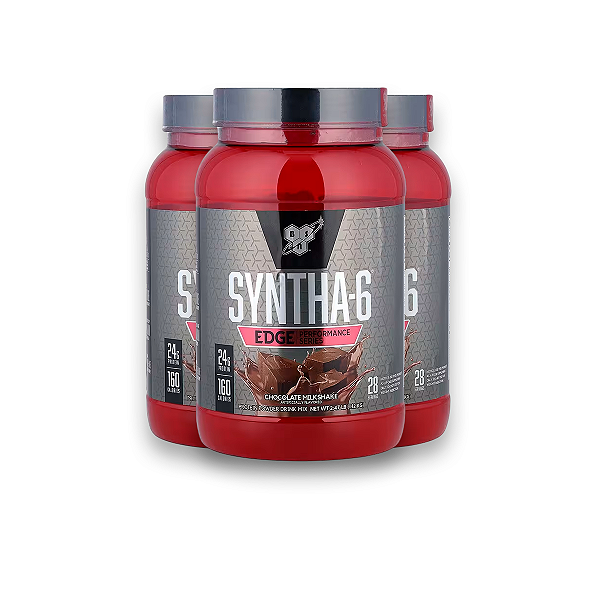 Kit 3 Syntha 6 Optimum Nutrition Chocolate Milkshake 1.12Kg