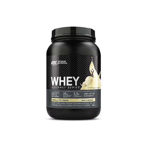 Whey Gourmet Optimum Nutrition Baunilha 900g