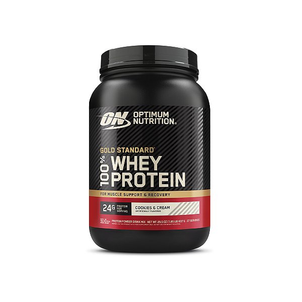 Whey Gold Standard Optimum Nutrition Cookies Cream 837g
