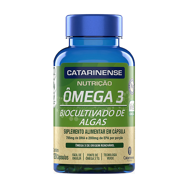 Ômega 3 Algas Biocultivado Catarinense 120 Capsulas