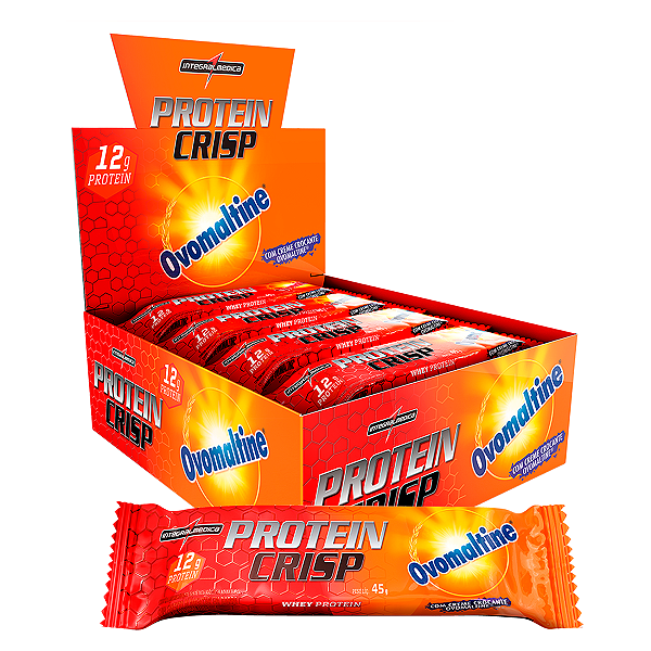 Barra Proteína Crisp Integral Medica Ovo Maltine 12Und